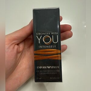 NWT Emporio Armani Men‘s Fragrance Stronger With You Intensely 15ml EDP